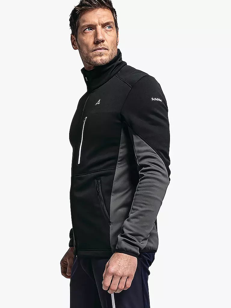 SCHÖFFEL | Herren Touren Fleecejacke Lodron M | schwarz