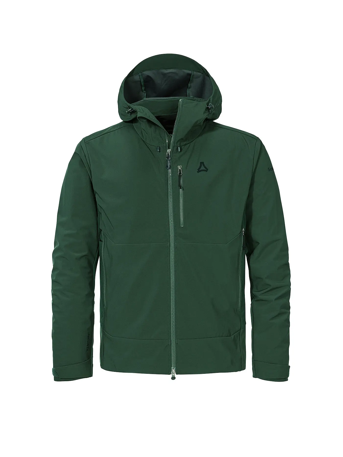 SCHÖFFEL | Herren Touren Softshelljacke Milagle Hoodie | dunkelgrün