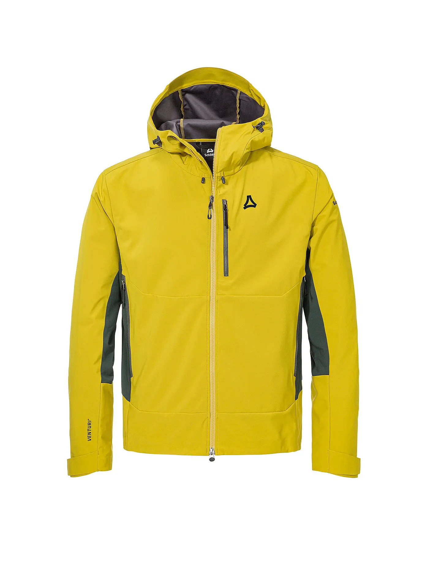 SCHÖFFEL | Herren Touren Softshelljacke Milagle Hoodie | gold