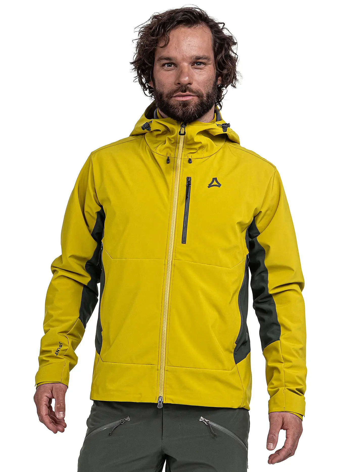 SCHÖFFEL | Herren Touren Softshelljacke Milagle Hoodie | gold