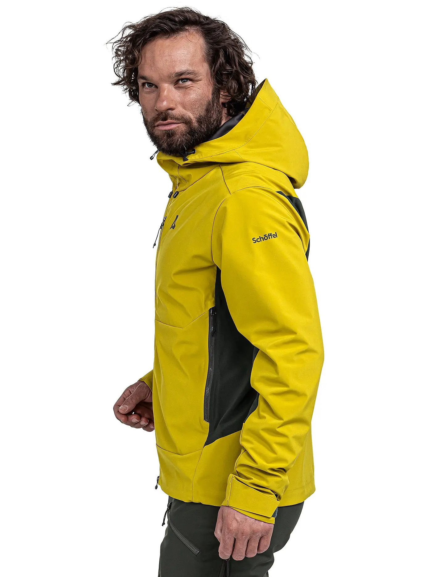 SCHÖFFEL | Herren Touren Softshelljacke Milagle Hoodie | gold