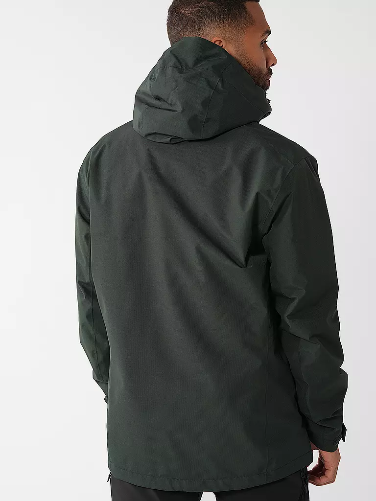 SCHÖFFEL | Herren Wanderjacke Okere eL 3in1 Hoodie | dunkelgrün