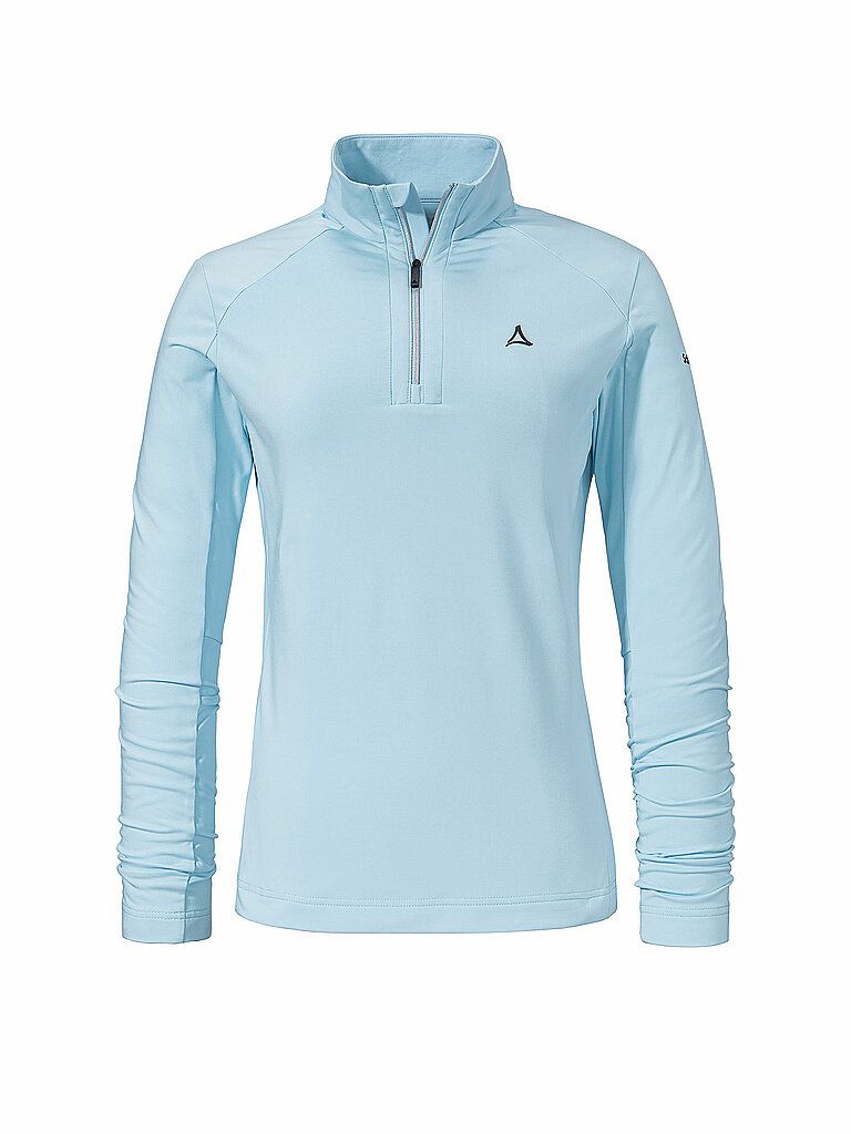 Schöffel SCHÖFFEL Damen Unterzieh Zipshirt Fiss L hellblau | 46, hellblau