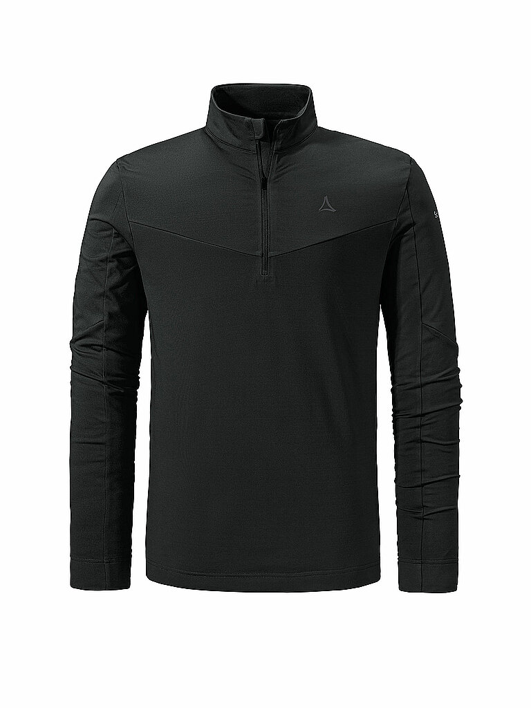 Schöffel SCHÖFFEL Herren Unterzieh Zipshirt Fiss M schwarz | 58, schwarz