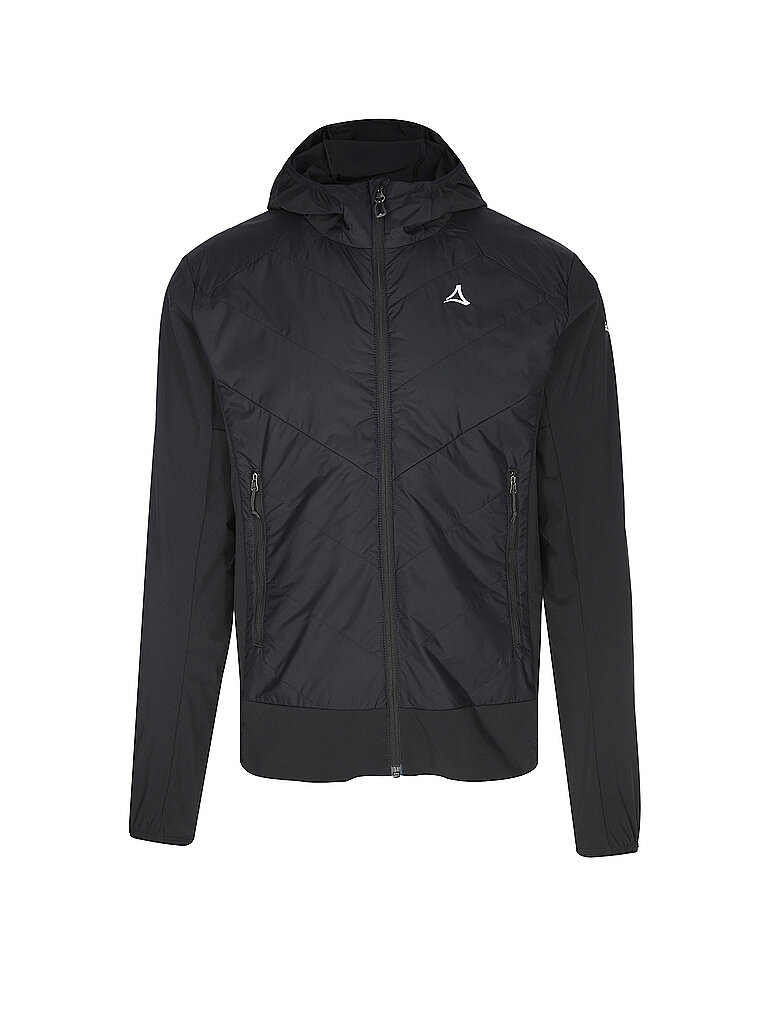 Schöffel SCHÖFFEL Herren Hybridjacke Blaueis Hoodie schwarz | 48, schwarz