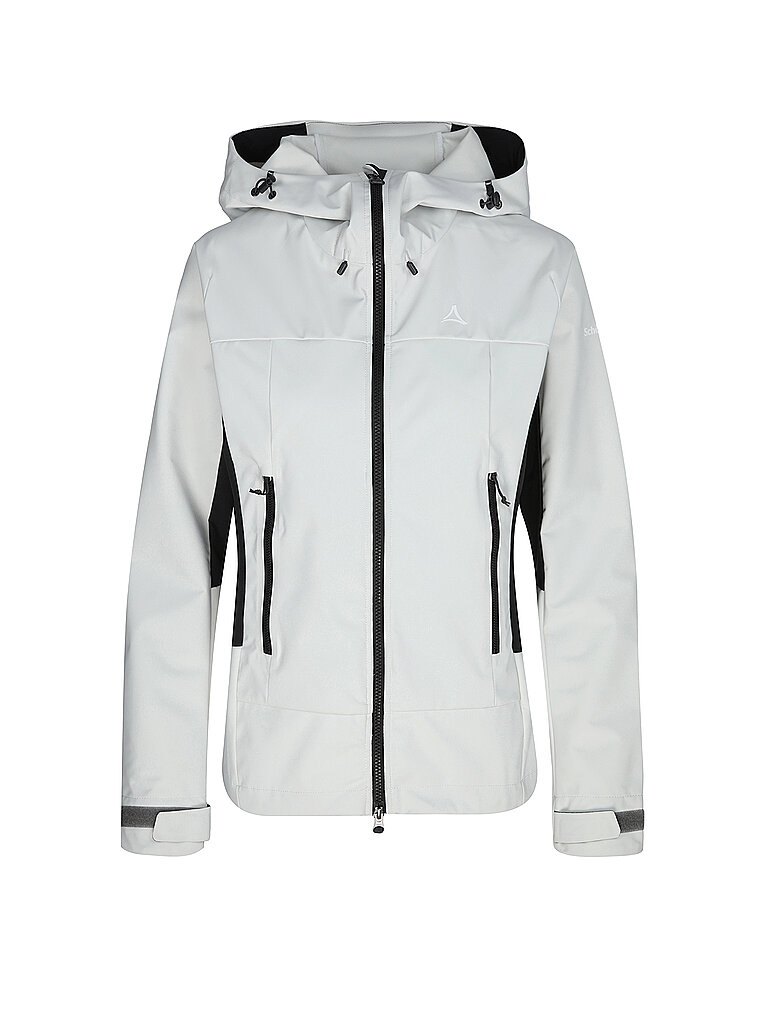 Schöffel SCHÖFFEL Damen Softshelljacke Blaueis Hoodie weiss | 34, weiss