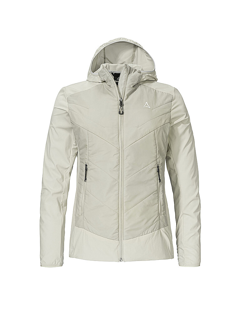 Schöffel SCHÖFFEL Damen Hybridjacke Style Blaueis Hoodie creme | 34, creme