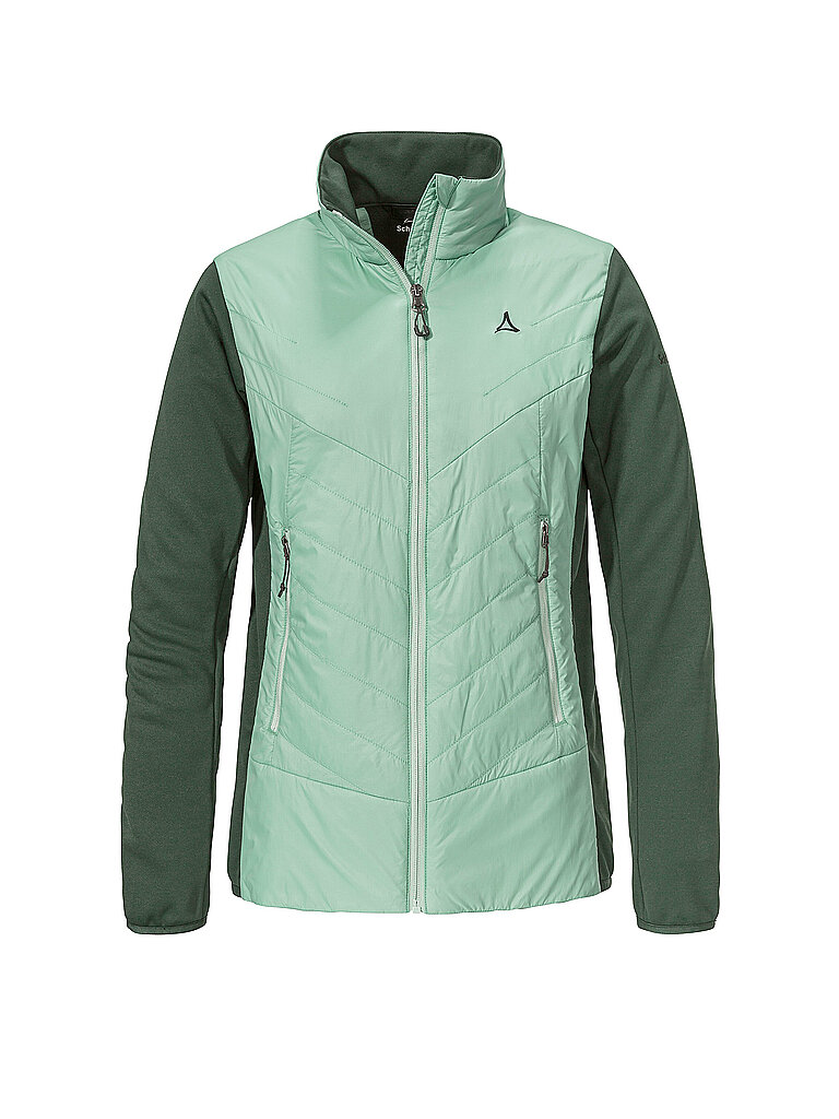 Schöffel SCHÖFFEL Damen Hybridjacke Cascata PL Hoodie mint | 34, mint