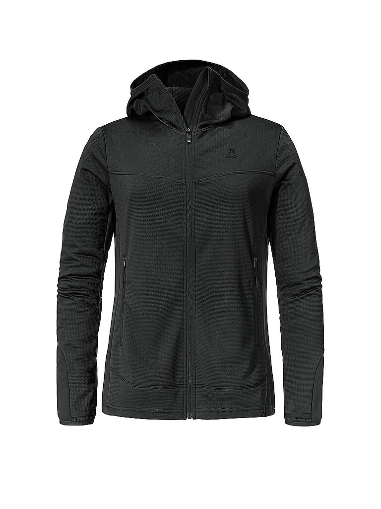 Schöffel SCHÖFFEL Damen Fleecejacke Milagle Hoodie schwarz | 34, schwarz