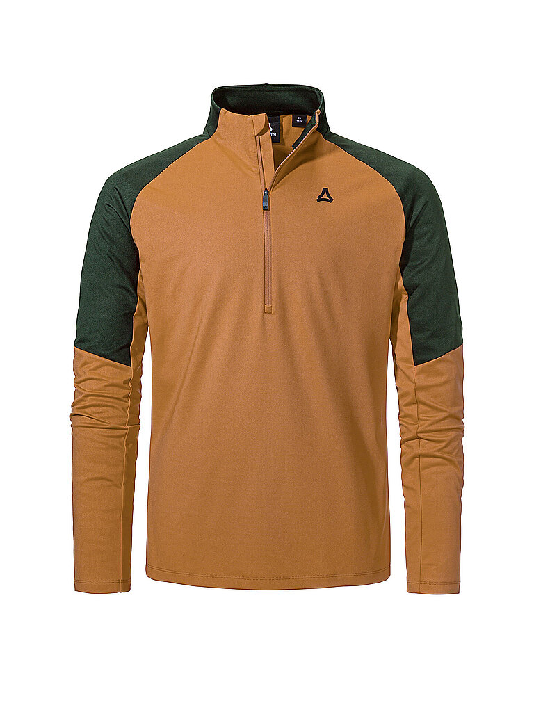 Schöffel SCHÖFFEL Herren Unterzieh Zipshirt Style Safoon senf | 48, senf