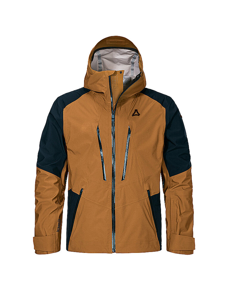 Schöffel SCHÖFFEL Herren Skijacke Shell Style Lufeld senf | 52, senf