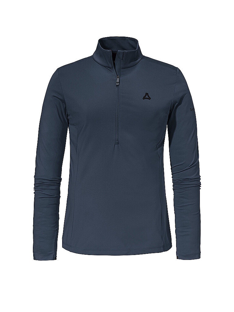 Schöffel SCHÖFFEL Damen Unterzieh Zipshirt Style Pine dunkelblau | 36, dunkelblau