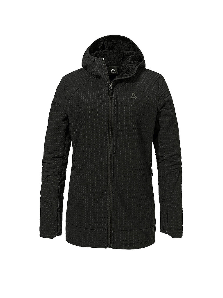 Schöffel SCHÖFFEL Damen Fleecejacke Style Enixa Hoodie schwarz | 34, schwarz