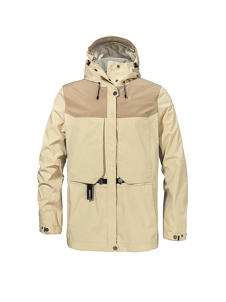 Schöffel SCHÖFFEL Damen Wanderjacke Style Maghera 2L Hoodie beige | 36, beige