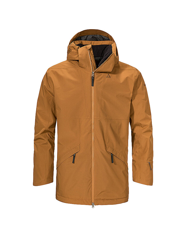 Schöffel SCHÖFFEL Herren WInterparka Malkay Hoodie senf | 46, senf