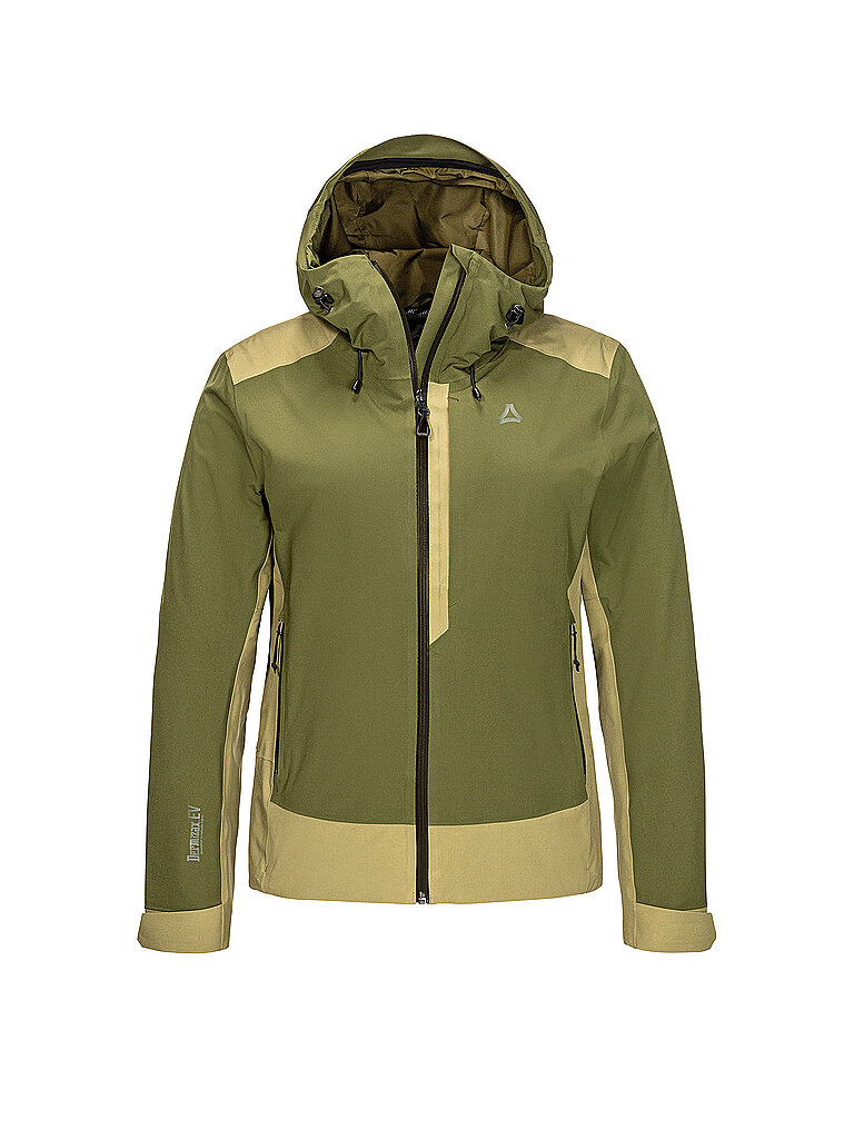 Schöffel SCHÖFFEL Damen Wanderjacke Style Refoca Dermiz 2L Hoodie olive | 34, olive