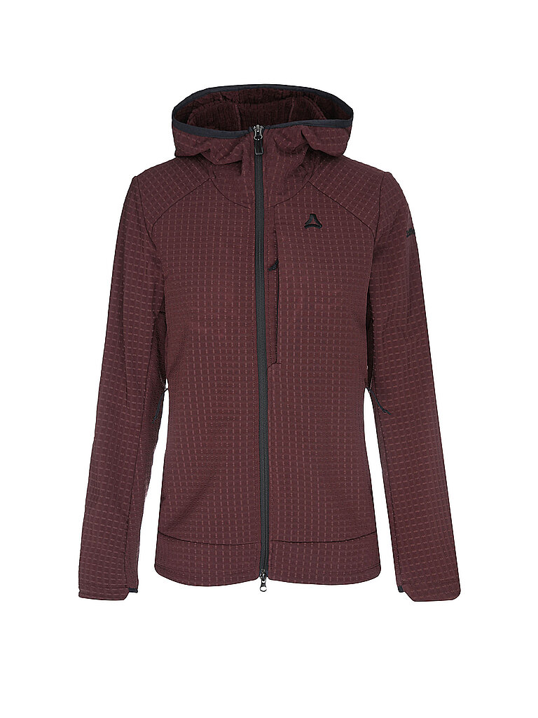 Schöffel SCHÖFFEL Damen Fleecejacke Style Enixa Hoodie dunkelrot | 34, dunkelrot