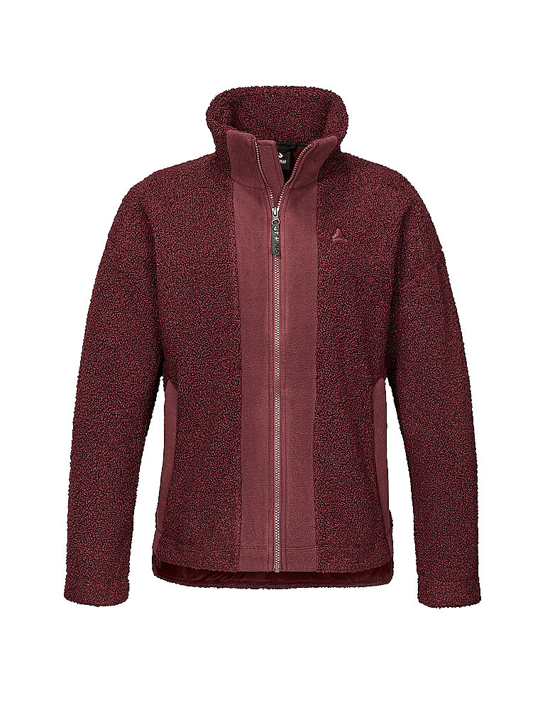Schöffel SCHÖFFEL Damen Fleecejacke Kalmor dunkelrot | 40, dunkelrot