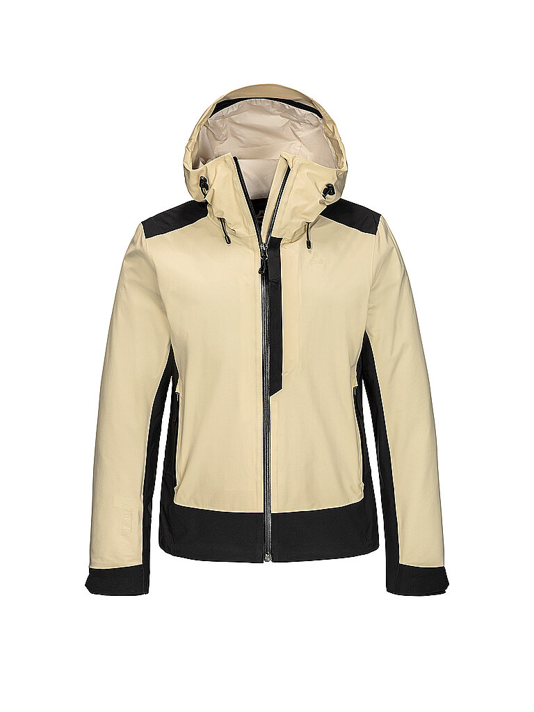 Schöffel SCHÖFFEL Damen Wanderjacke Style Refoca Dermiz 2L Hoodie creme | 36, creme