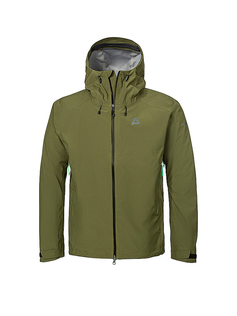 Schöffel SCHÖFFEL Herren Wanderjacke Style Cascata Venturi 3L Hoodie olive | 46, olive