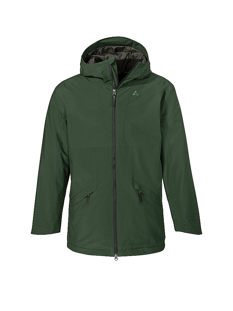 Schöffel SCHÖFFEL Herren WInterparka Malkay Hoodie dunkelgrün | 48, dunkelgrün