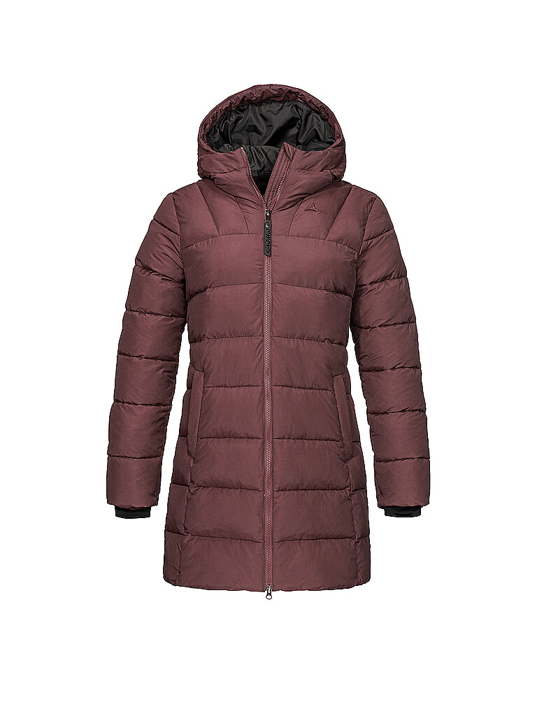 Schöffel SCHÖFFEL Damen Winterparka Style Boslix Hoodie dunkelrot | 34, dunkelrot