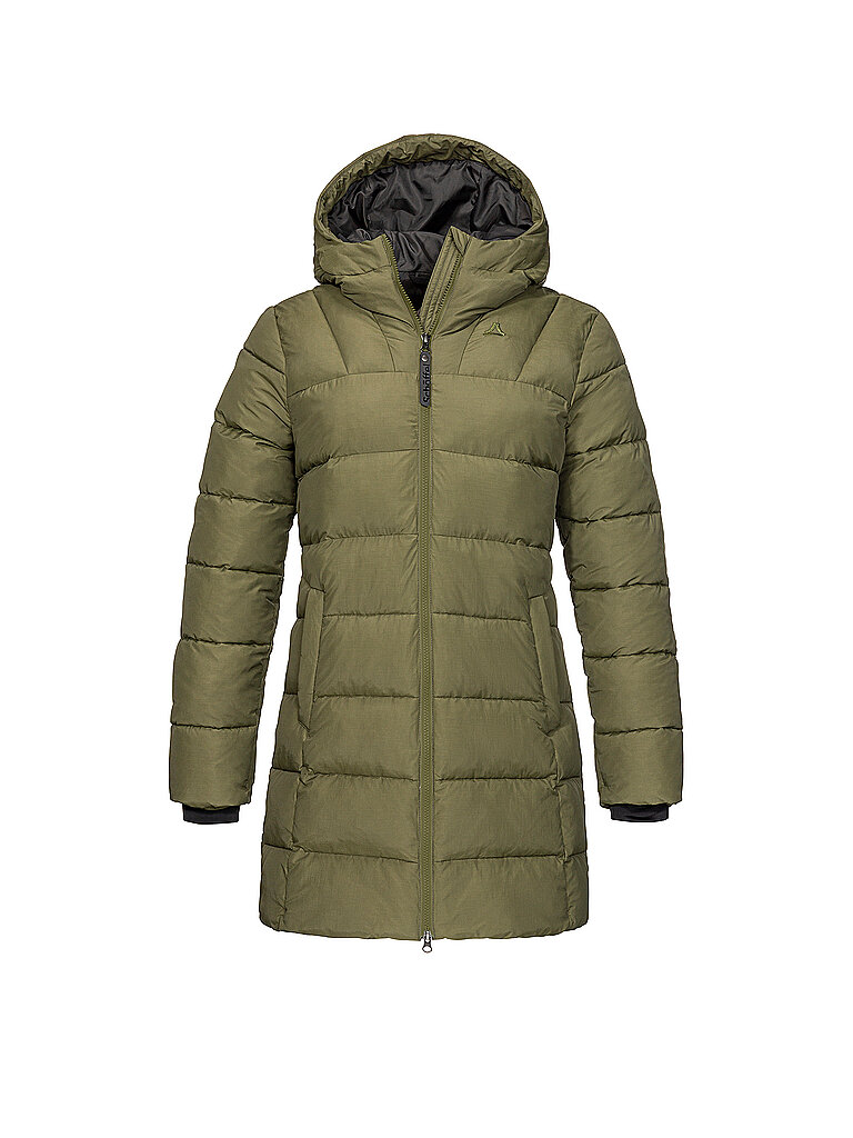 Schöffel SCHÖFFEL Damen Winterparka Style Boslix Hoodie olive | 36, olive
