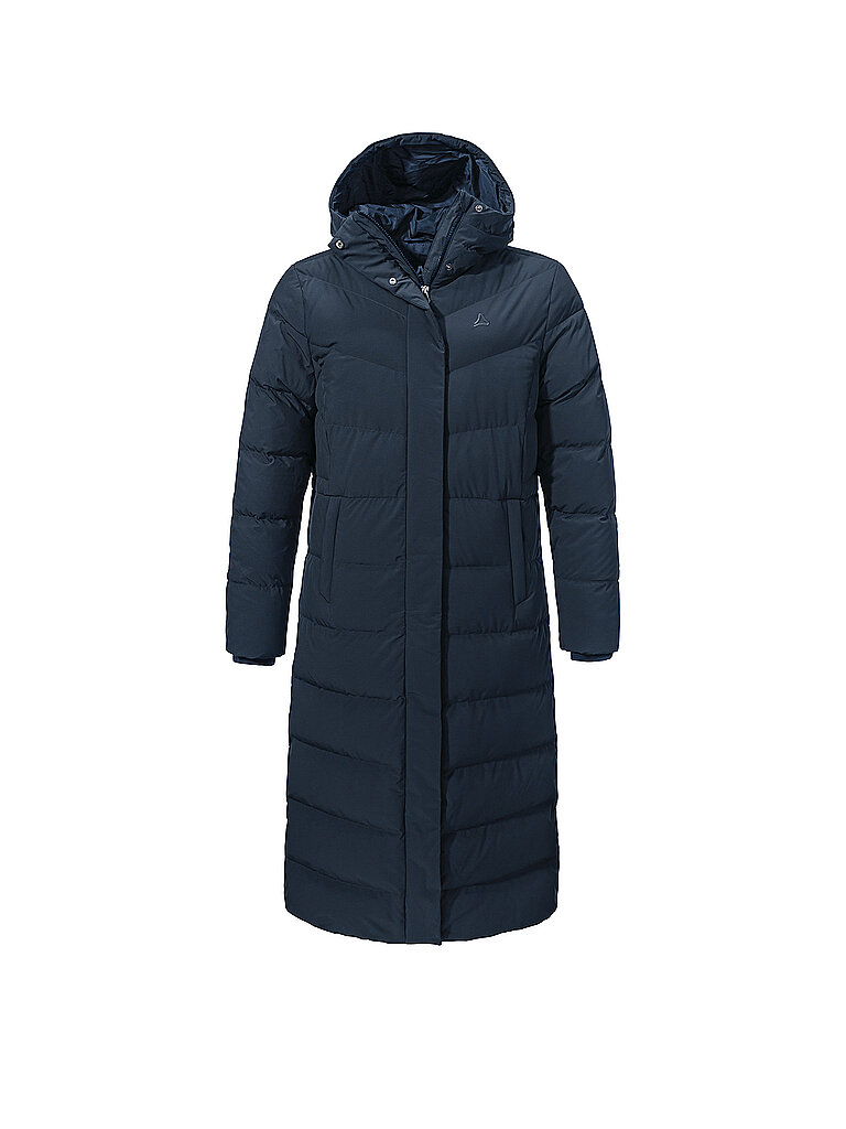 Schöffel SCHÖFFEL Damen Wintermantel Vindave Down Hoodie dunkelblau | 34, dunkelblau