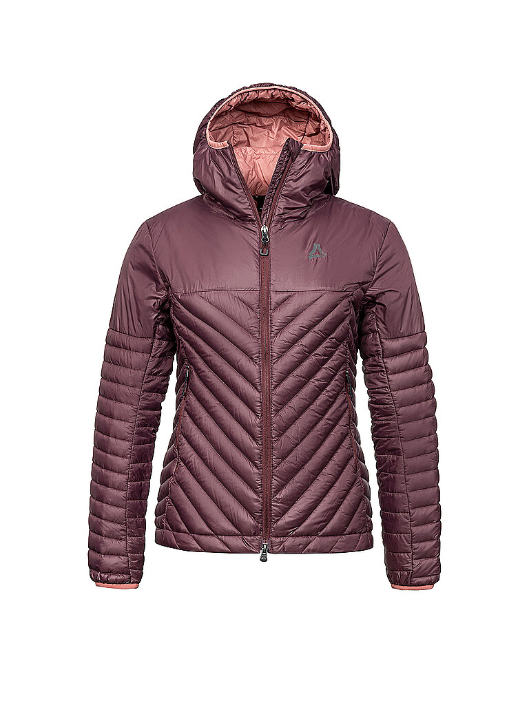 Schöffel SCHÖFFEL Damen Isojacke Cascata Down Hoodie dunkelrot | 34, dunkelrot