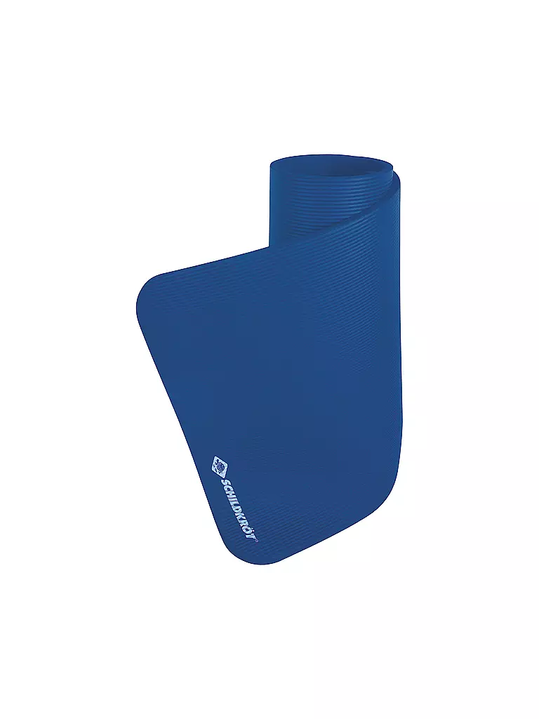 SCHILDKRÖT |  Fitnessmatte XL, 15 mm, Blau, mit Tragegurt  | blau