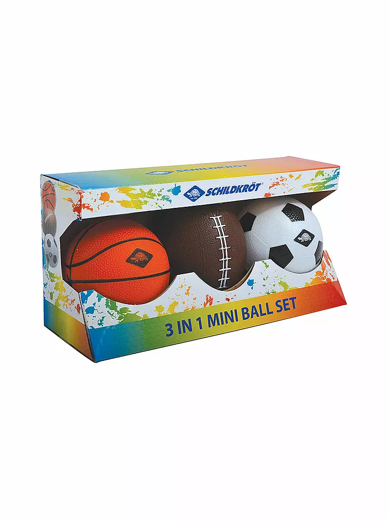 SCHILDKRÖT | 3 in 1 Mini Balls Set | bunt