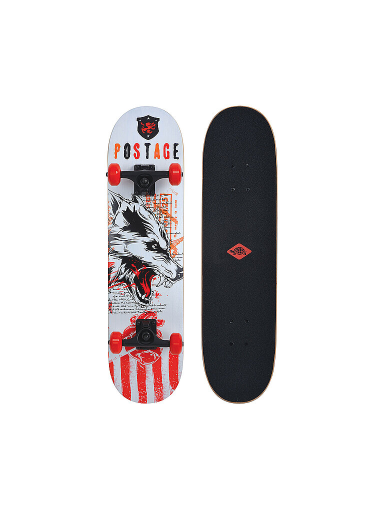 SCHILDKRÖT SCHILDKRÖT Skateboard Grinder 32 Wolf rot, rot