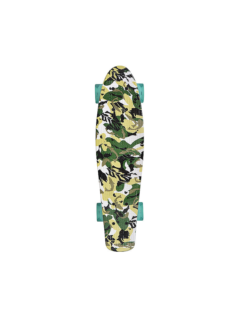 SCHILDKRÖT SCHILDKRÖT Skateboard Retro Free Spirit Camouflage bunt, bunt