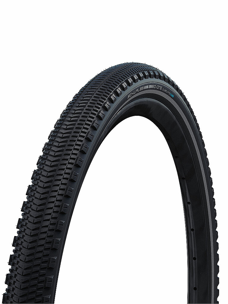 Schwalbe SCHWALBE Fahrradreifen G-One Overland 365 40-622 Reflektorstreifen schwarz, schwarz