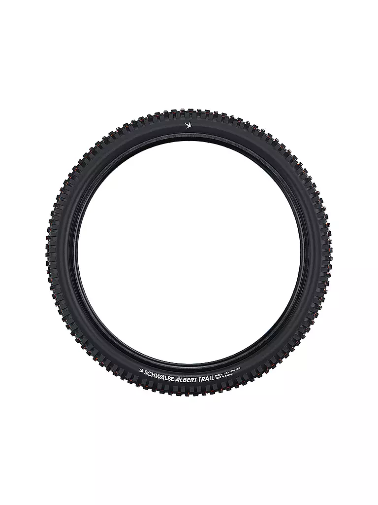 SCHWALBE | Fahrradreifen Albert Pro Radial 63-622 Trail Soft | schwarz