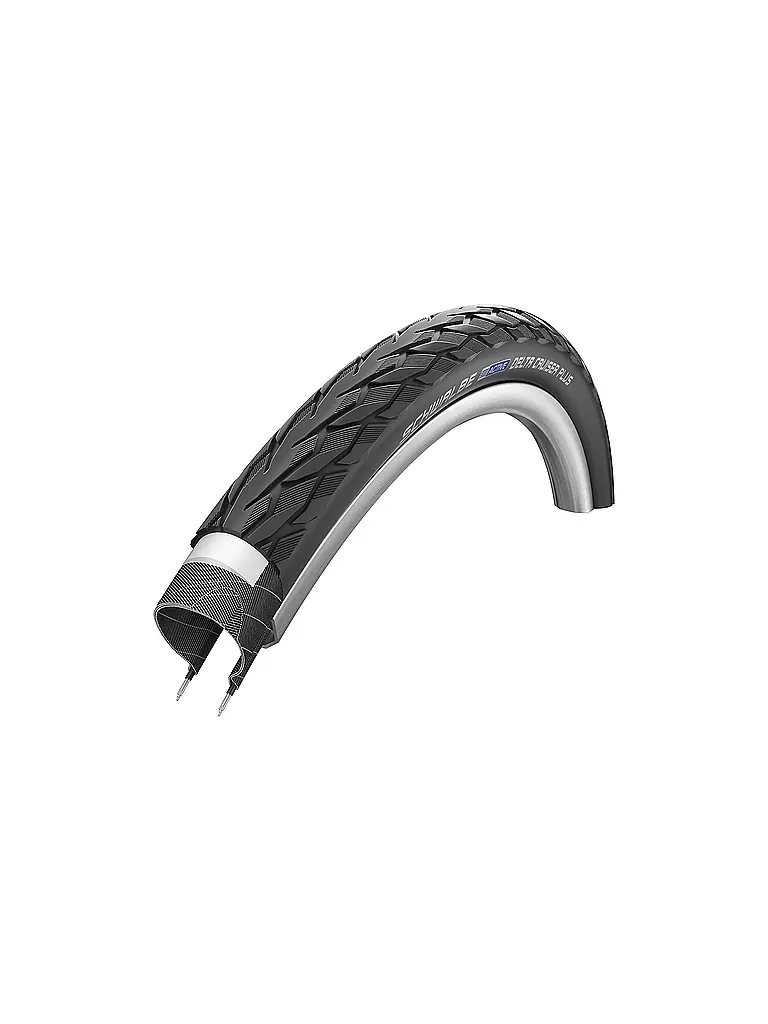 SCHWALBE | Fahrradreifen Delta Cruiser Plus Reflex 28 x 1.50 (40-622) | schwarz