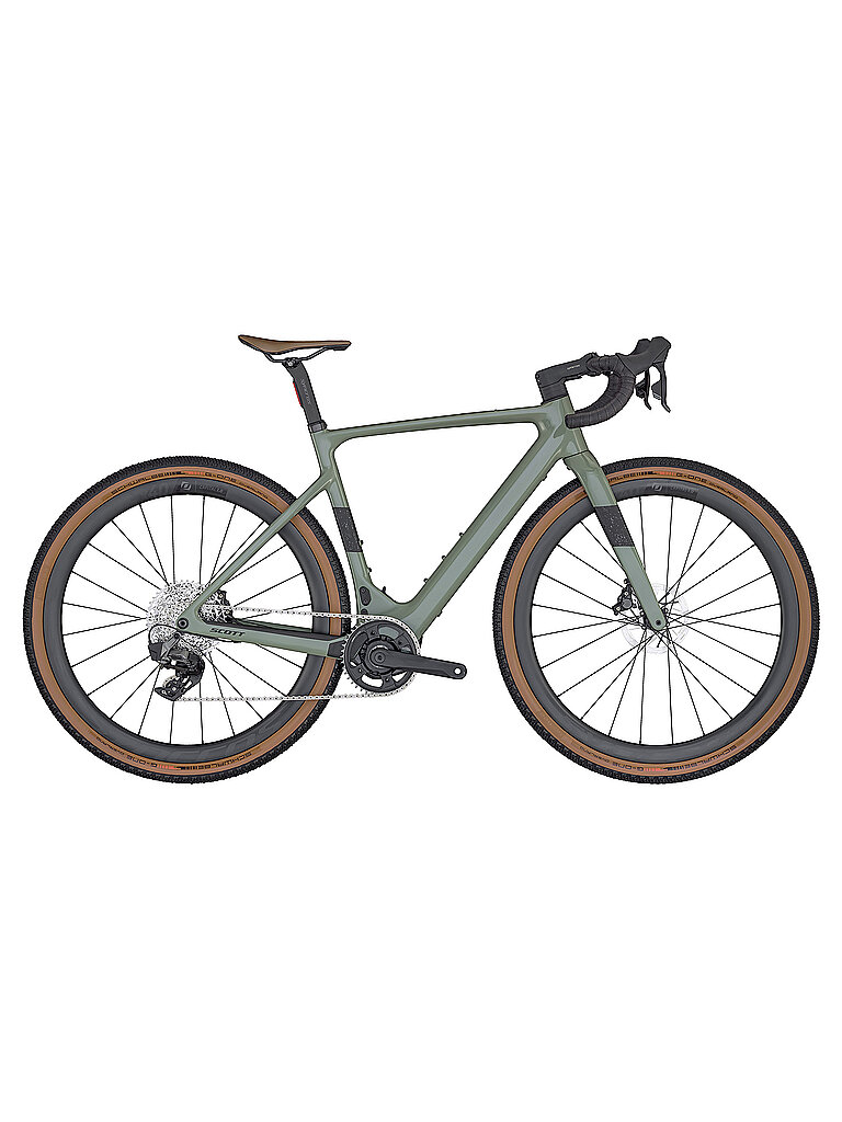 Scott SCOTT E-Gravelbike Solace Gravel eRIDE 20 grün | 54CM, grün