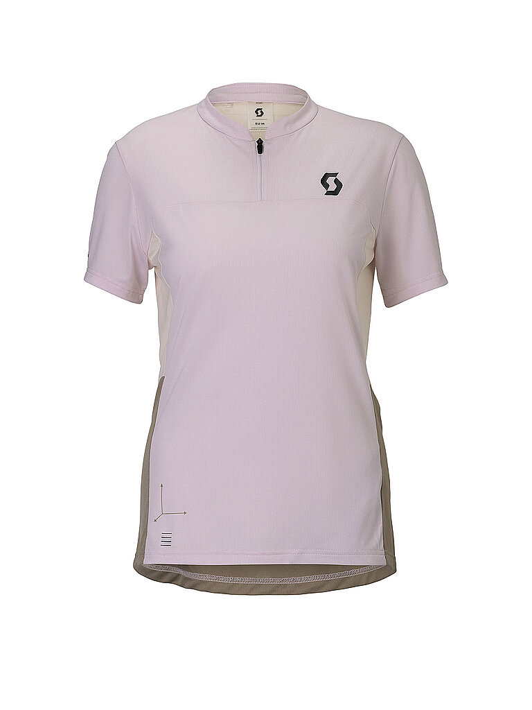 SCOTT Damen Radshirt Vertic Zip rosa | XL