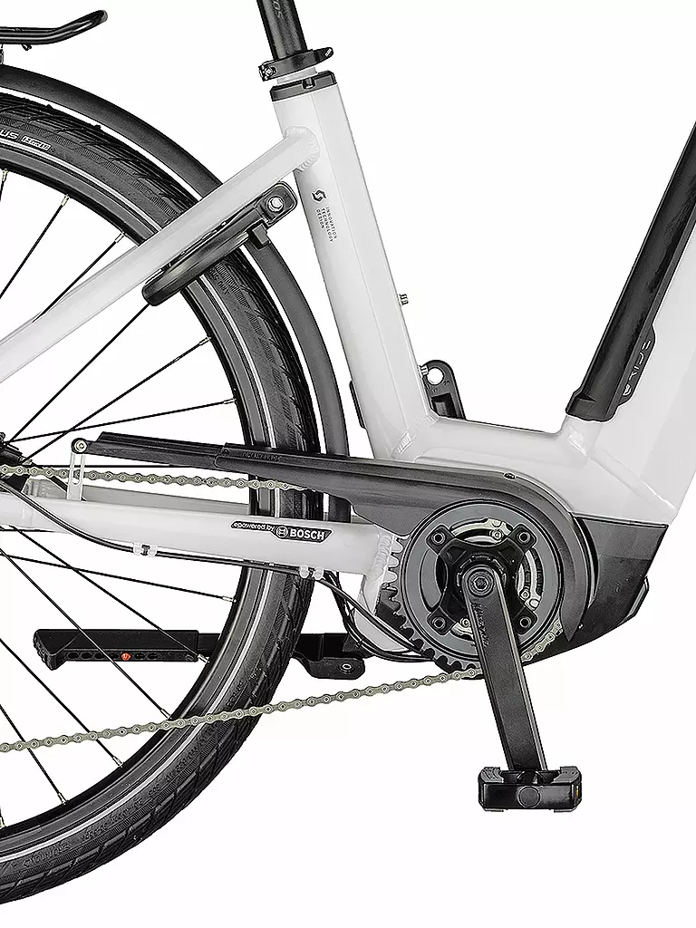 SCOTT | Damen E-Trekkingbike Sub Sport eRIDE 10 2021 (Einrohr) | weiß