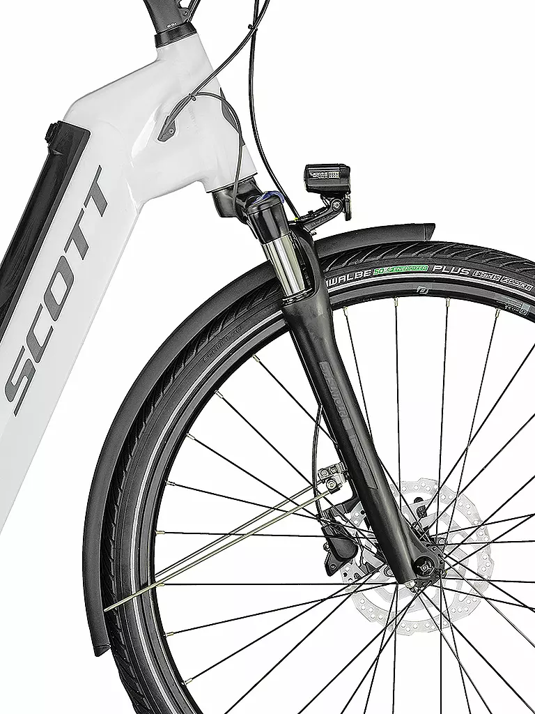 SCOTT | Damen E-Trekkingbike Sub Sport eRIDE 10 2021 (Einrohr) | weiß