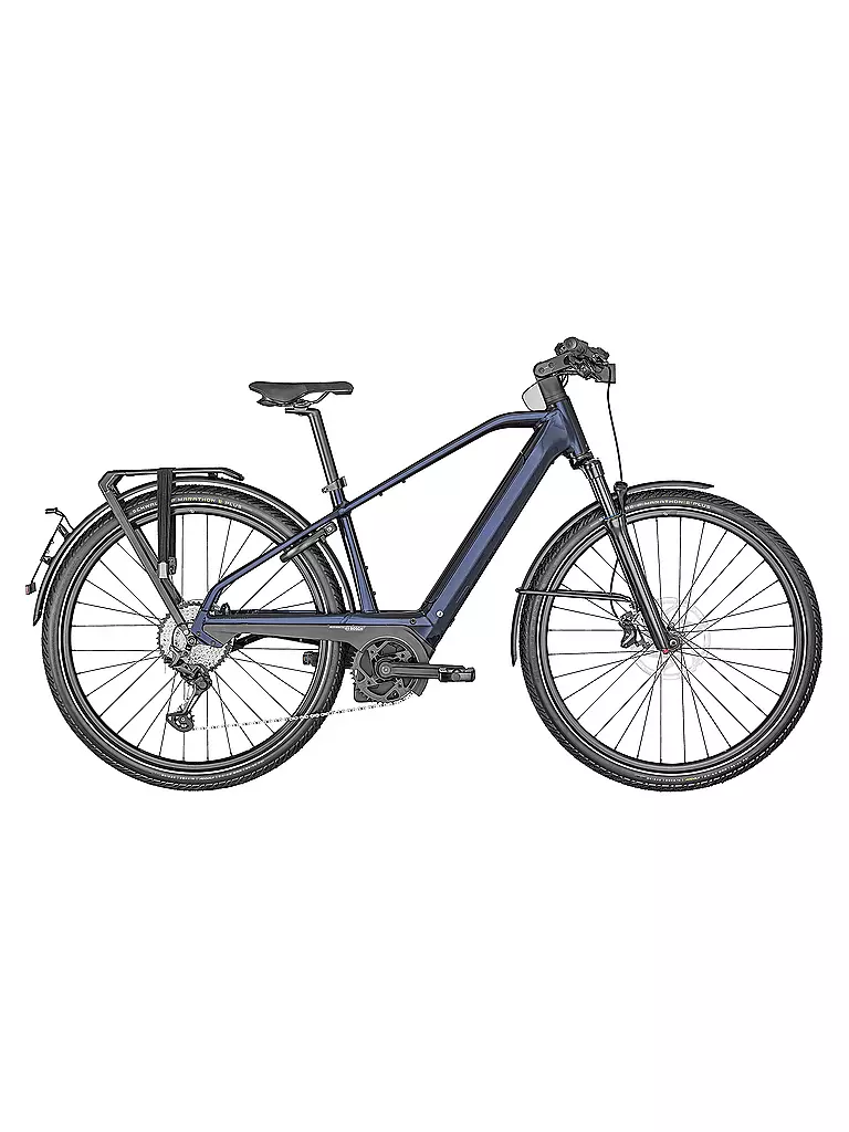 SCOTT | Herren E-Citybike 28" Silence eRIDE 20 Men Speed | blau