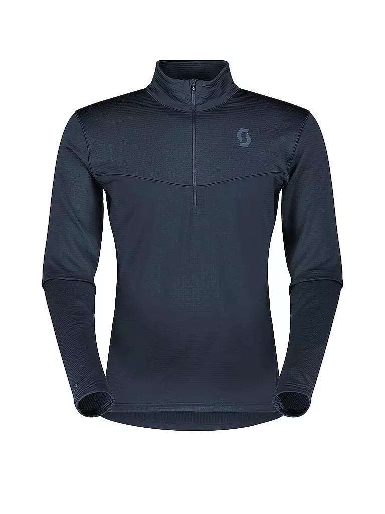 SCOTT | Herren Unterzieh Zipshirt MS Defined Light | dunkelblau