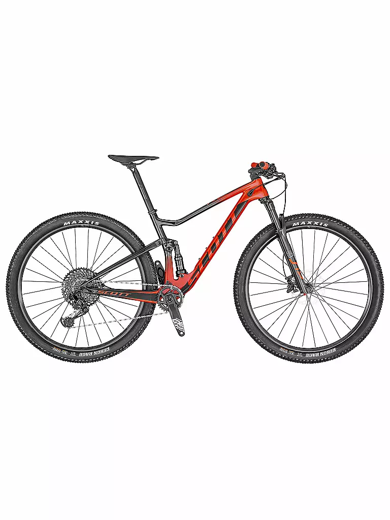 SCOTT | Mountainbike 29" Spark RC 900 Team 2020 | rot