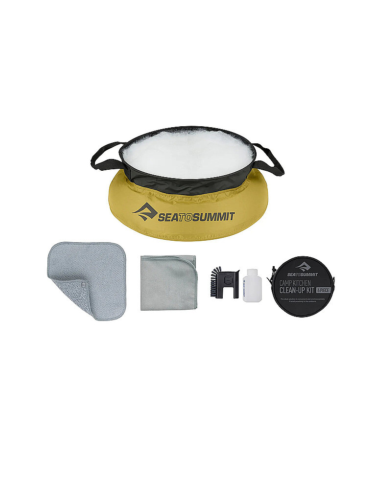Sea to Summit SEA TO SUMMIT Camp Kitchen Clean-Up Kit (6-teiliges Set) keine Farbe, keine Farbe
