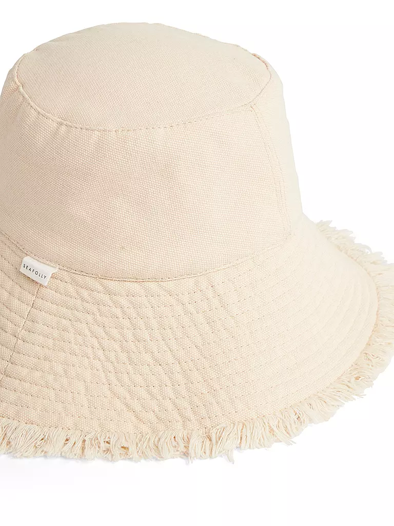 SEAFOLLY | Damen Sonnenhut Fringe Bucket | schwarz