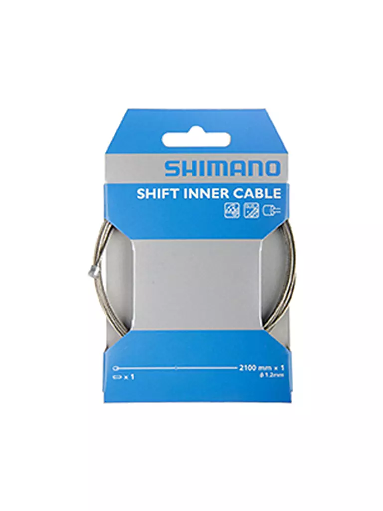 SHIMANO SB | Schaltseil EVP 1,2 x 2100 mm | silber