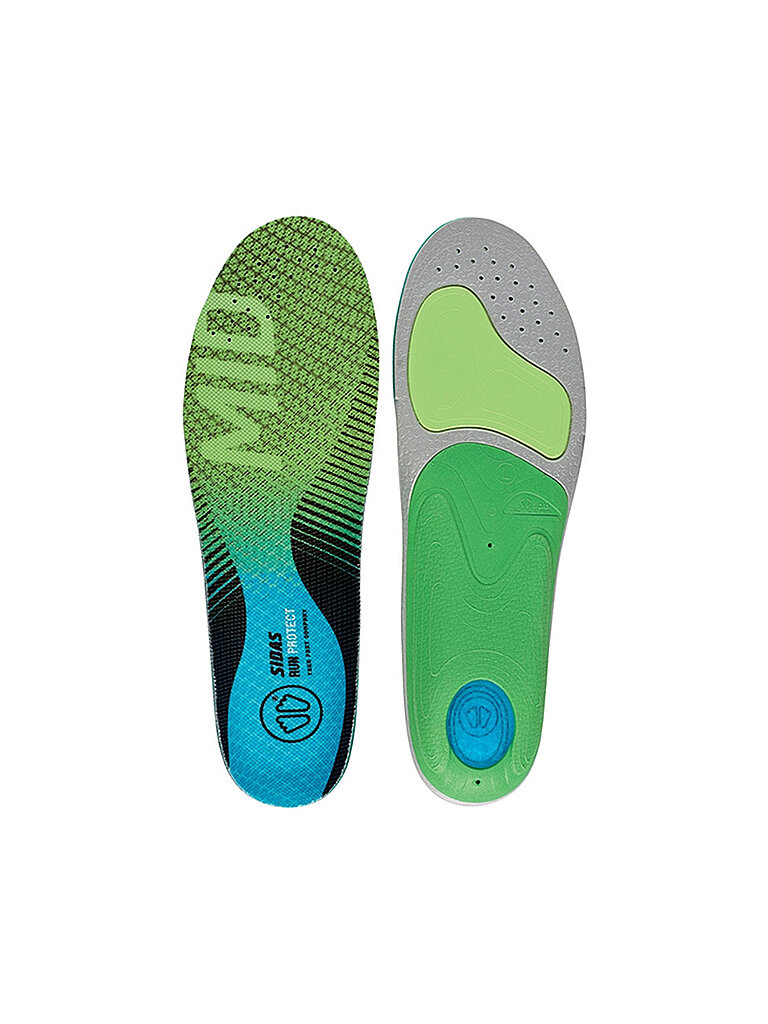 Sidas SIDAS Run 3Feet Protect Mid Einlagen grün | 35/36, grün