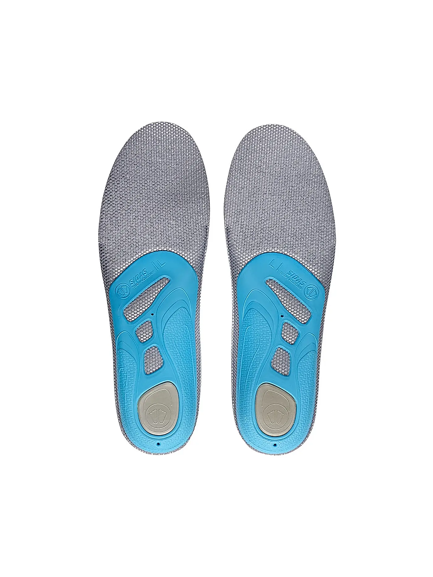 SIDAS | 3FEET® Merino Low Einlagen | grau