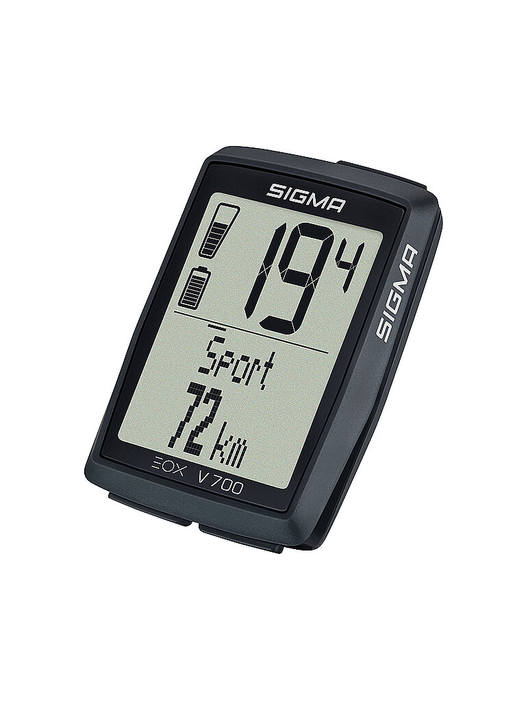 Sigma SIGMA E-Bike Computer EOX VIEW 700 Standard schwarz, schwarz