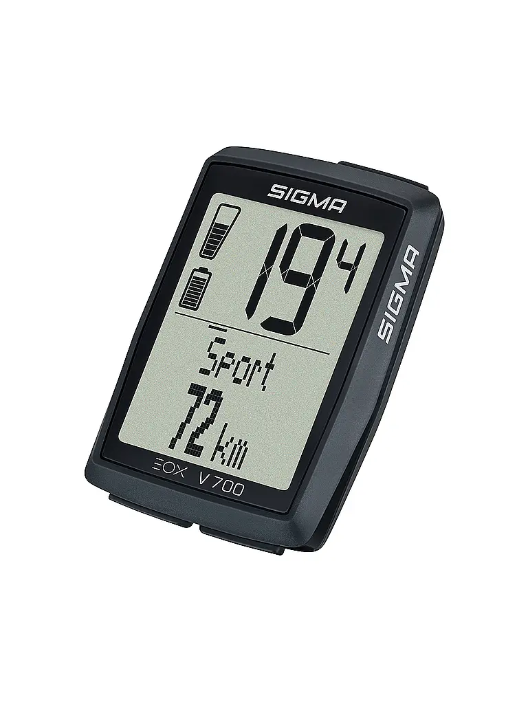 SIGMA | E-Bike Computer EOX VIEW 700 Standard | Schwarz